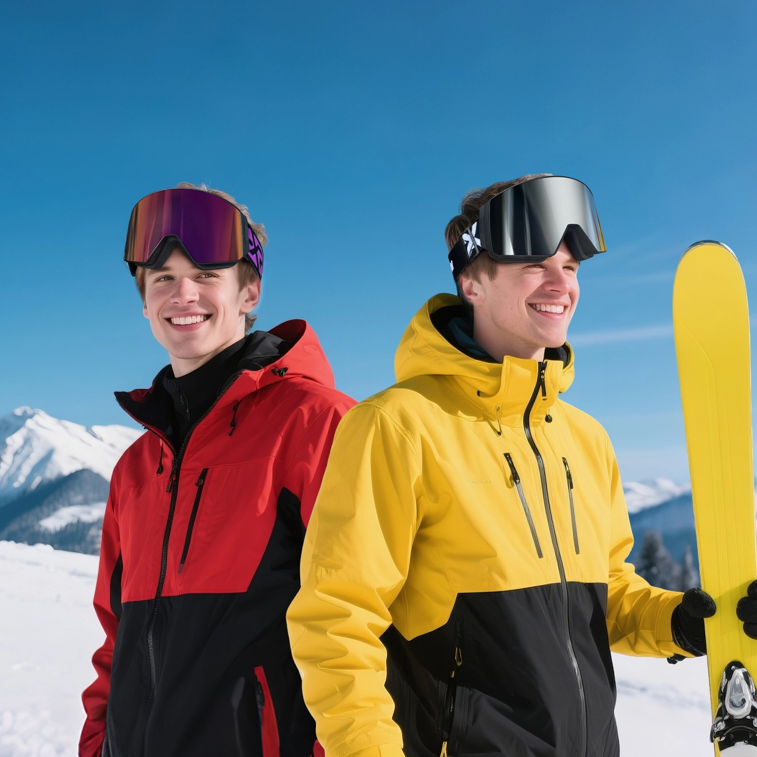 Interchangeable Lens Magnetic Ski Goggles